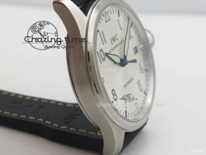 MIROTIME 0224 Pilot Mark XVI “Father & Son 2012” MK Maker SS Sliver Dial A2892 On Black Leather Strap Attractive 7373